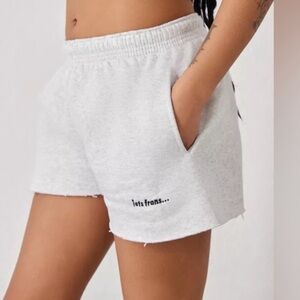 iets frans Cutoff Sweathort Size XS